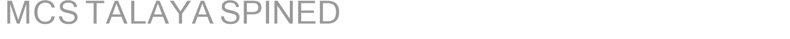 MCS TALAYA SPINED font preview